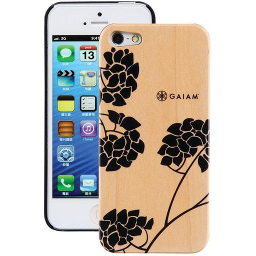 Gaiam 30782 Iphone(r) 5-5s Wood Case (hydrangea)