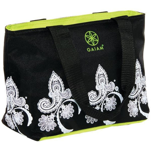 Gaiam 30885 Teatime Tote (black Paisley)