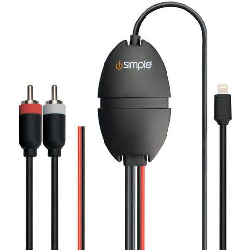 Isimple Is7505 Audio Playback & Charging Cable With Rca Output For Apple(r) Devices With Lightning