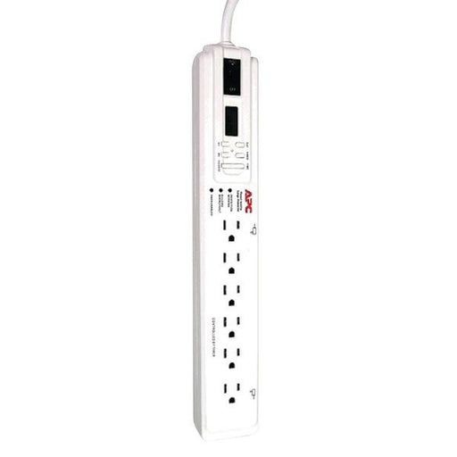 Apc P6gc 6-outlet Energy-saving Surge Protector With Lcd Timer