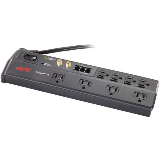 Apc P8vt3 8-outlet Essential Surgearrest(r) Surge Protector (telephone & Coaxial Protection)