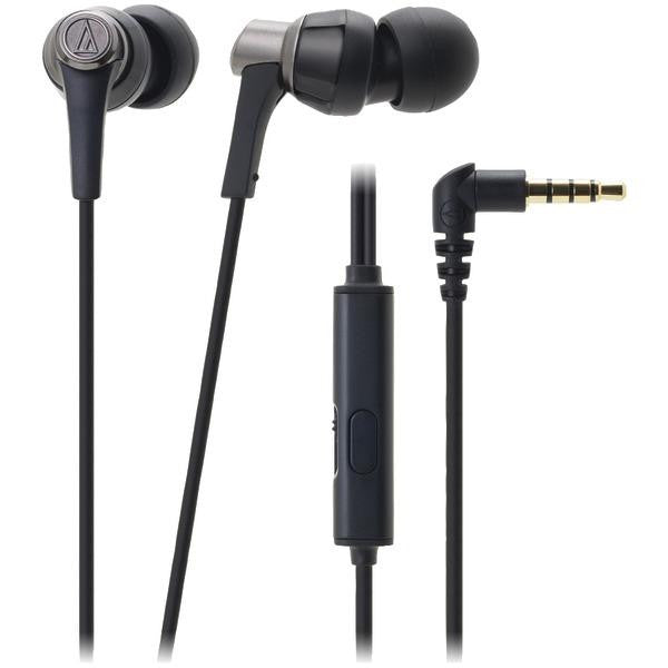 Audio Technica Ath-ckr3isbk Sonicpro(r) Ath-ckr3is Earbuds With Microphone (black)