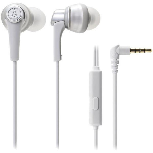 Audio Technica Ath-ckr5iswh Sonicpro(r) Ath-ckr5is Earbuds With Microphone (white)