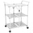 ATLANTIC 38435993 Folding Cart with Handle (White)