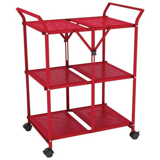 ATLANTIC 38435994 Folding Cart with Handle (Red)