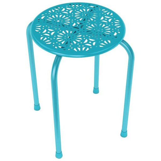 ATLANTIC 38436215 Daisy Design Metal Stool, 2 pk (Capri Breeze)