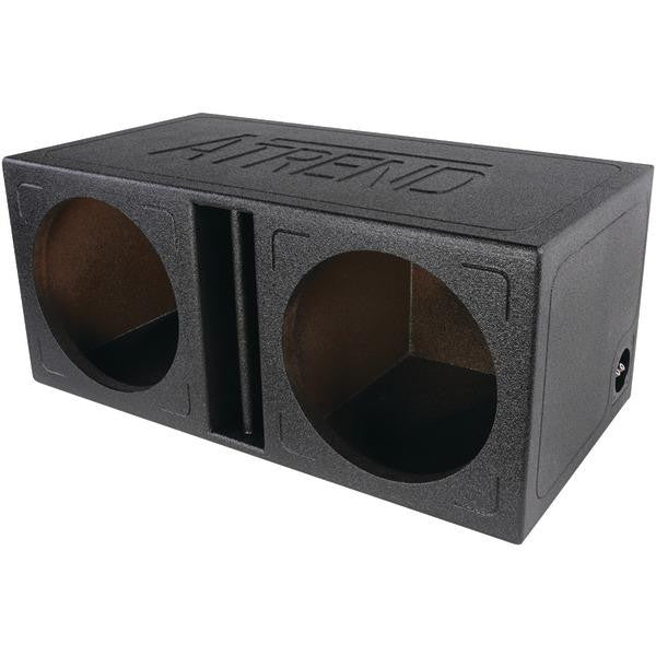 Atrend-xline Tl-12dv Atrend(tm) Series Dual Slammer Vented Divided Enclosure With Bed Liner Finish