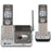 Att Attcl82201 Dect 6.0 Cordless Phone System With 2 Handsets, Talking Caller Id & Digital Answeri