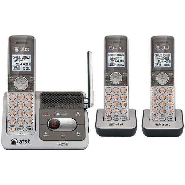 Att Cl82301 Dect 6.0 Cordless Phone System With Talking Caller Id & Digital Answering System (3-ha