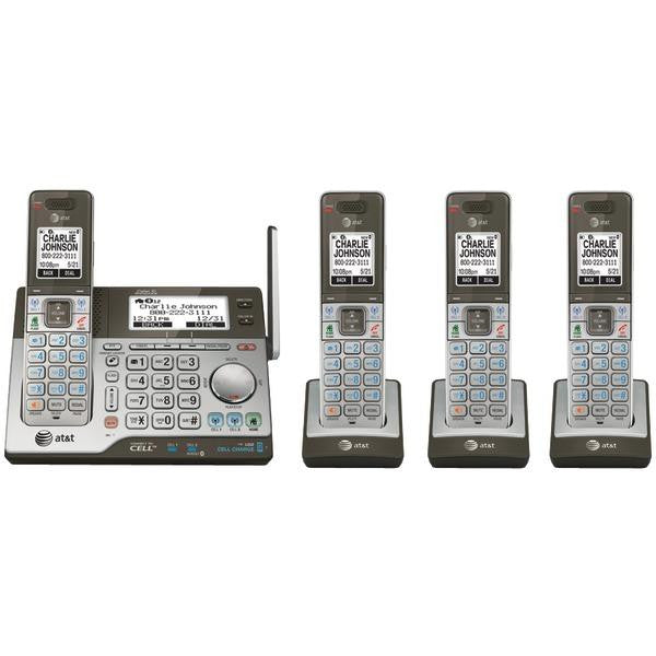 ATT CLP99483 Connect to Cell(TM) Answering System with Dual Caller ID (4 Handset)