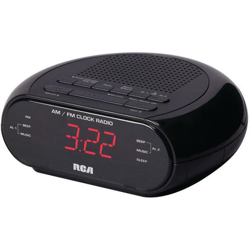 Rca Rc205 Alarm Clock Radio With Red Led & Dual Wake