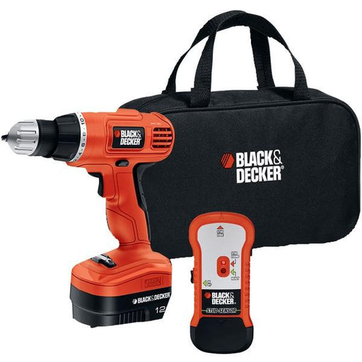 Black & Decker Gco12sfb 12-volt Cordless Drill & Stud Sensor Kit