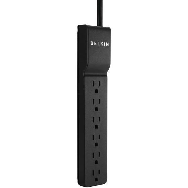 Belkin Be106000-06r 6-outlet Home-office Surge Protector With Rotating Plug