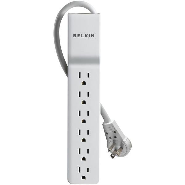 Belkin Be106000-08r 6-outlet Home-office Surge Protector (8ft Cord, Rotating Plug)