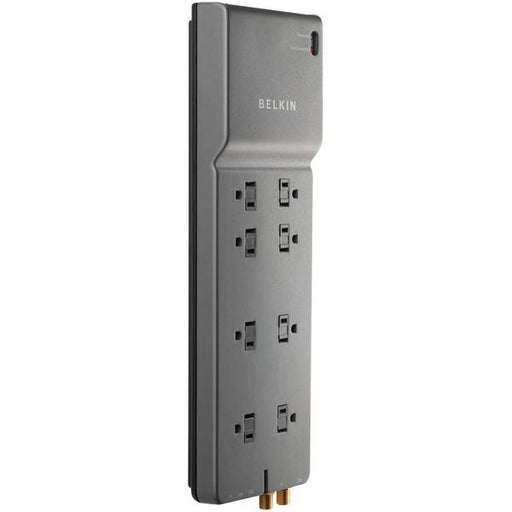 Belkin Be108230-06 Home-office Surge Protector (8-outlet; 1-in-2-out Telephone-modem Protection &