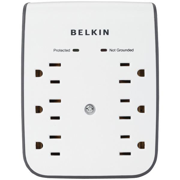 BELKIN BV106050-CW 6-Outlet Surge Protector with 2 USB Ports