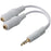 Belkin F8v234-wht Ipod(r) Speaker-headphone Splitter