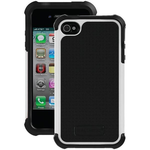 Ballistic Tj0582-a08c Iphone(r) 4-4s Tough Jacket(tm) Case (black-white)