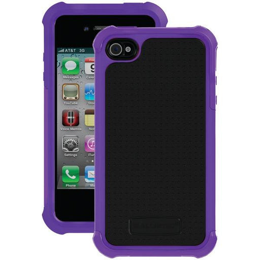 Ballistic Tj0582-a66c Iphone(r) 4-4s Tough Jacket(tm) Case (black-grape Purple)