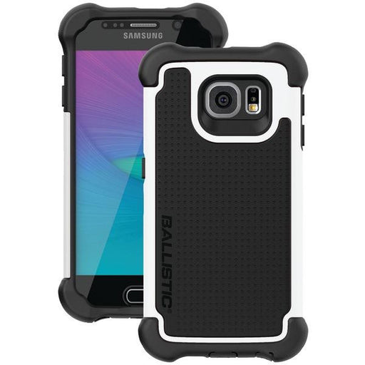 BALLISTIC TX1603-A08N Samsung(R) Galaxy S(R) 6 Tough Jacket Maxx(TM) Case with Holster (Black-White)