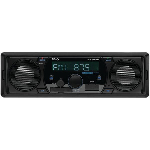 BOSS AUDIO 630UASB Single-DIN In-Dash Mechless AM-FM Receiver with Bluetooth(R) & Built-In Speakers