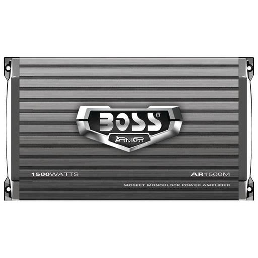 Boss Audio Ar1500m Armor Series Monoblock Mosfet Power Amp With Remote Subwoofer Level Control (15