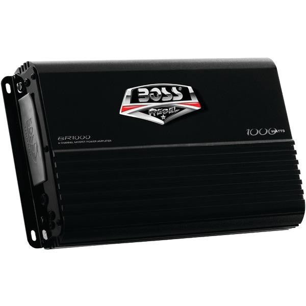 BOSS AUDIO BR1000 REBEL All-Terrain-Marine Class AB Amp (4 Channels, 1,000 Watts)