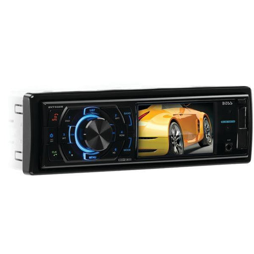 BOSS AUDIO BV7332B 3.2" Single-DIN In-Dash DVD Receiver with Bluetooth(R)