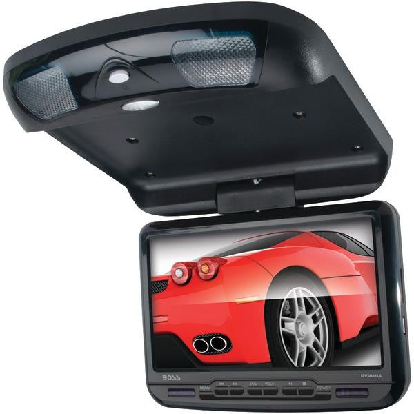 Boss Audio Bv90ba 9" Widescreen Ceiling-mount Monitor With Built-in Dvd Player & Ir Transmitter