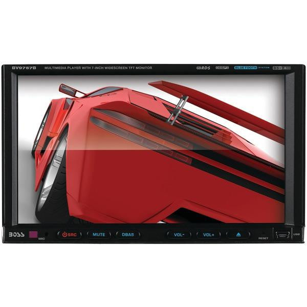 Boss Audio Bv9757b 7" Double-din Dvd-mp3-cd & Am-fm Receiver (with Bluetooth(r))