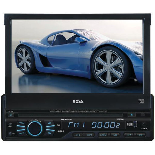 Boss Audio Bv9965 7" Single-din In-dash Motorized Touchscreen Dvd Receiver