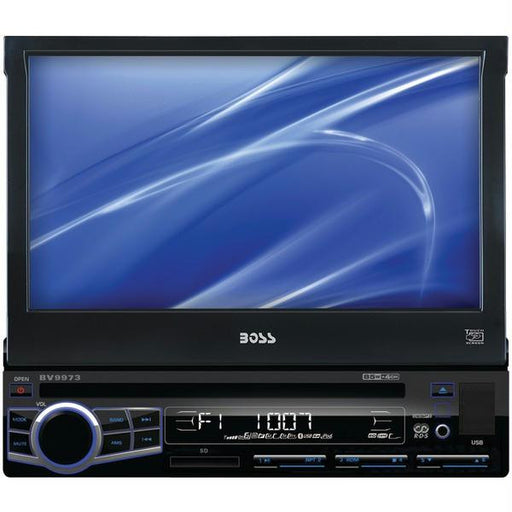 Boss Audio Bv9973 7" Single-din In-dash Flip-up Dvd Receiver