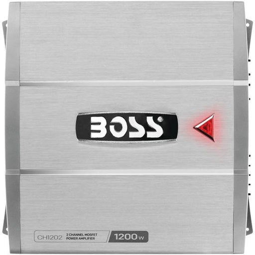 BOSS AUDIO CH1202 Chaos Series Class AB 2-Channel Bridgeable Power Amp (1,200W)