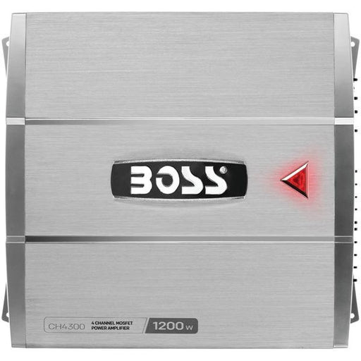 BOSS AUDIO CH4300 Chaos Series Class AB 4-Channel Bridgeable Power Amp (1,200W)