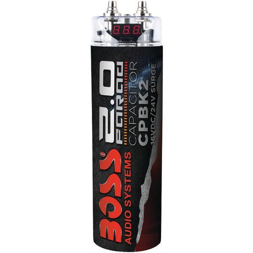 Boss Audio Cpbk2 2-farad Capacitor (black)