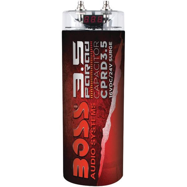 Boss Audio Cprd3.5 3.5-farad Capacitor (red)