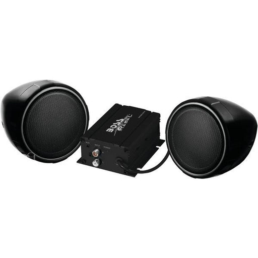 BOSS AUDIO MCBK400 All-Terrain 600-Watt Black Speaker & Amp System (Without Bluetooth(R))