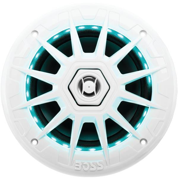 BOSS AUDIO MRGB65 2-Way 200-Watt 6.5" Marine Speakers with RGB Illumination