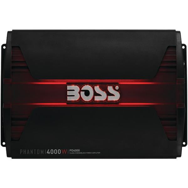 BOSS AUDIO PD4000 Phantom Series Class D Monoblock Amp (4,000W)