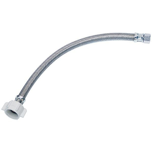 BRASSCRAFT S1-12DL F Stainless Steel Toilet & Faucet Connector (12", Toilet)