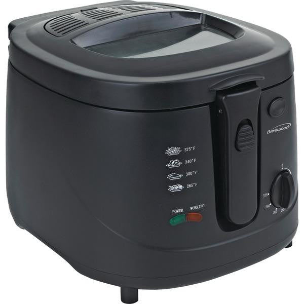 BRENTWOOD DF-725 2.5 Liter Deep Fryer (Black)