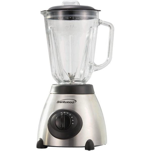 Brentwood Jb-800 5-speed Blender With Stainless Steel Base & Glass Jar (stainless Steel)