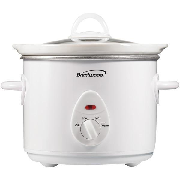 Brentwood Sc-135w 3-quart Slow Cooker (white)