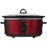 BRENTWOOD SC-150R 6.5 Quart Slow Cooker (Red)