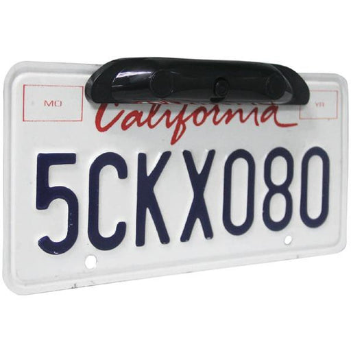 Boyo Vtl421sr Bar-type License Plate Camera With 2 Built-in Parking Sensors (black)