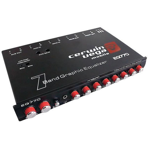 CERWIN-VEGA MOBILE EQ770 CV 7-Band Parametric Equalizer with Aux Input