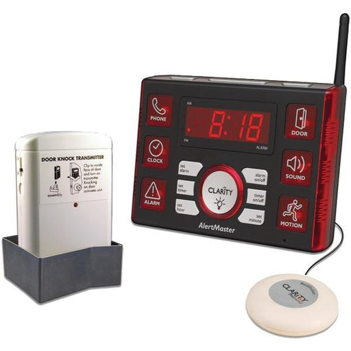 Clarity 52510.100 Alert10 Home Notification System With Door Knocker