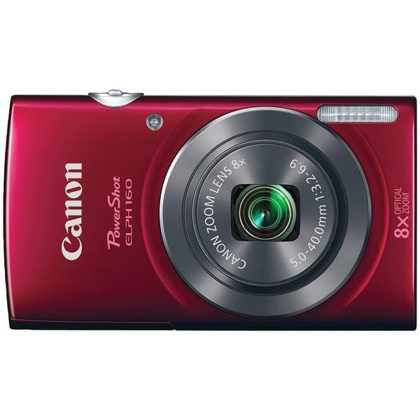 CANON 0143C001 20.0 Megapixel PwerShot(R) ELPH160 Digital Camera (Red)