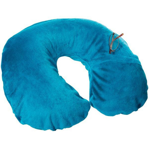 Travel Smart By Conair Ts22teal Inflatable Fleece Neck Rest (teal)