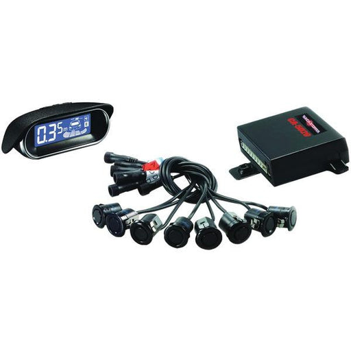 CRIMESTOPPER CA-5020.MATT.2 Front-Rear Parking-Assist System with LCD Display & Matte Sensors